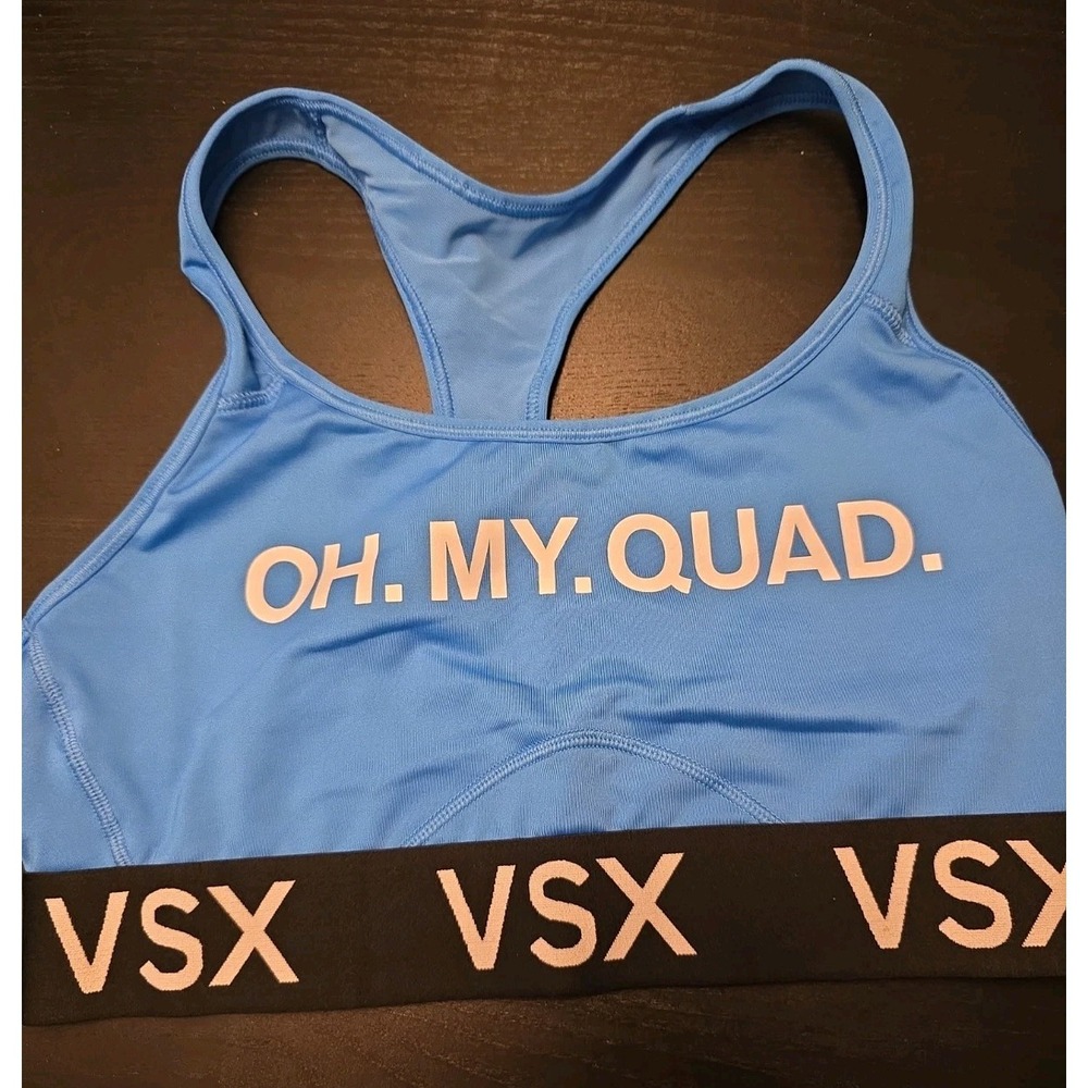 2016 VSX Sports Bra Med The Player Unlined Wireless Oh My Quad Victoria Secret - Picture 1 of 9